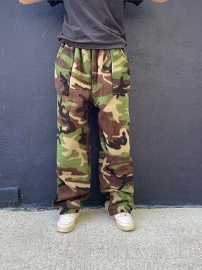 Vintage 90s Polarfleece by Malden fleece camo pants size XL